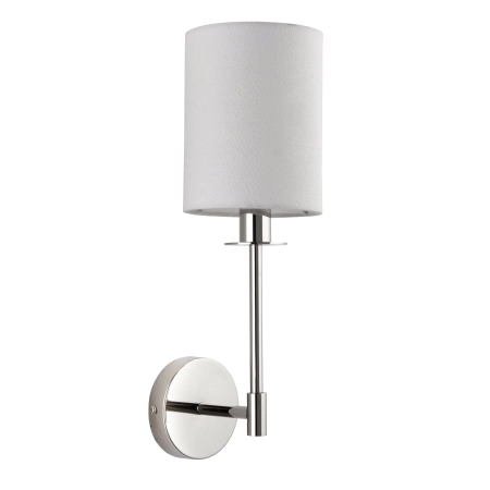 Kinkiet niklowany z białym abażurem 99497 z serii SANCERRE - Endon Lighting