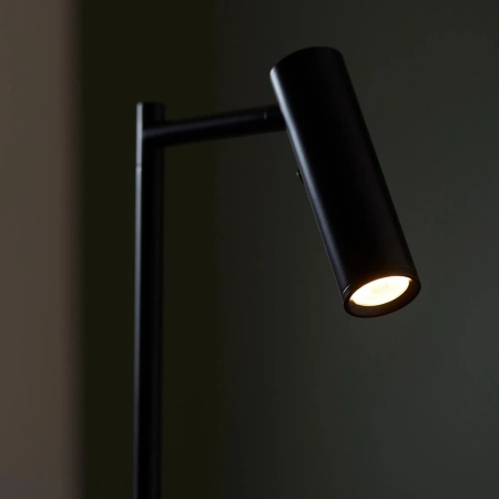 Lampa podłogowa metalowa czarna LED 99772 z serii Dedicated Reader - Endon Lighting