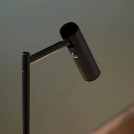 Lampa podłogowa metalowa czarna LED 99772 z serii Dedicated Reader - Endon Lighting