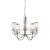 Lampa wisząca niklowana 5-punktowa z prążkowanym szkłem 100014 z serii Henbury - Endon Lighting