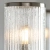 Lampa wisząca niklowana 5-punktowa z prążkowanym szkłem 100014 z serii Henbury - Endon Lighting