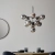 Lampa wisząca czarna 11-punktowa z dymionymi kloszami 101147 z serii OSCAR - Endon Lighting