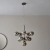 Lampa wisząca czarna 11-punktowa z dymionymi kloszami 101147 z serii OSCAR - Endon Lighting