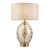 Lampa stołowa szklana szampańska z abażurem 101150 z serii ELIN DIMPLE - Endon Lighting