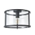 Plafon czarny metalowy ze szklanym kloszem 31cm 101540 z serii Hopton - Endon Lighting