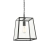 Lampa wisząca czarna metalowa szklana 1-punktowa 101541 z serii Hurst - Endon Lighting