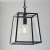 Lampa wisząca czarna metalowa szklana 1-punktowa 101541 z serii Hurst - Endon Lighting