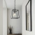 Lampa wisząca czarna metalowa szklana 1-punktowa 101541 z serii Hurst - Endon Lighting