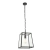 Lampa wisząca czarna metalowa szklana 1-punktowa 101541 z serii Hurst - Endon Lighting
