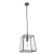 Lampa wisząca czarna metalowa szklana 1-punktowa 101541 z serii Hurst - Endon Lighting