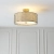 Lampa sufitowa złota metalowa z tkaniną 43cm 101568 z serii Cordero - Endon Lighting