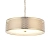 Lampa wisząca złota metalowa z tkaniną 56cm 101569 z serii Cordero - Endon Lighting