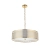 Lampa wisząca złota metalowa z tkaniną 56cm 101569 z serii Cordero - Endon Lighting