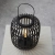 Lampa stołowa czarna drewniana ażurowa 101674 z serii Mathias - Endon Lighting