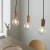 Lampa wisząca drewniana z czarnymi detalami 3-punktowa 101678 z serii Sven - Endon Lighting