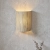 Kinkiet ścienny półokrągły beżowy 26cm 101690 z serii Longshore - Endon Lighting