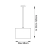 Lampa wisząca metalowa czarna z abażurem 35cm 101691 z serii Longshore - Endon Lighting