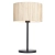 Lampa stołowa czarna z teksturowanym abażurem 101693 z serii Longshore - Endon Lighting