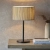 Lampa stołowa czarna z teksturowanym abażurem 101693 z serii Longshore - Endon Lighting