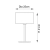 Lampa stołowa czarna z teksturowanym abażurem 101693 z serii Longshore - Endon Lighting
