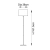 Lampa podłogowa czarna metalowa z abażurem 161cm 101694 z serii Longshore - Endon Lighting