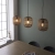 Lampa wisząca 3-punktowa drewniana czarna 101775 z serii MATHIAS - Endon Lighting