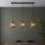 Lampa wisząca 3-punktowa drewniana czarna 101775 z serii MATHIAS - Endon Lighting