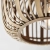 Plafon bambusowy czarny 40cm 1-punktowy 101776 z serii MATHIAS - Endon Lighting