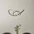 Lampa wisząca LED czarna aluminiowa 68cm 102256 z serii Francisca - Endon Lighting