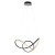 Lampa wisząca LED czarna aluminiowa 68cm 102256 z serii Francisca - Endon Lighting