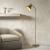 Lampa podłogowa metalowa mosiężna 1-punktowa 102369 z serii Cape - Endon Lighting
