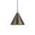 Lampa wisząca metalowa stożkowa brązowa 102892 z serii Cape - Endon Lighting