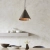 Lampa wisząca metalowa stożkowa brązowa 102892 z serii Cape - Endon Lighting