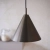 Lampa wisząca metalowa stożkowa brązowa 102892 z serii Cape - Endon Lighting