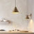 Kinkiet metalowy mosiężny stożkowy 102893 z serii Cape - Endon Lighting