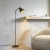 Lampa podłogowa metalowa brązowa regulowana 102895 z serii Cape - Endon Lighting