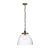 Lampa wisząca szklana mosiężna 1-punktowa 102926 z serii Hansen Grand - Endon Lighting