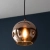 Lampa wisząca 3-punktowa miedziana szklana 102929 z serii Boli - Endon Lighting