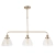 Lampa wisząca mosiężna 3-punktowa z kloszami 103014 z serii Hansen - Endon Lighting