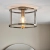 Plafon szklany mosiężny okrągły 64cm 103112 z serii HOPTON - Endon Lighting