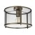 Plafon szklany mosiężny okrągły 64cm 103112 z serii HOPTON - Endon Lighting