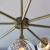 Lampa wisząca mosiężna 8-punktowa ze szklanymi kloszami 103172 z serii Allegra - Endon Lighting