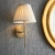 Kinkiet mosiężny z kremowym abażurem 103346 z serii RENNES - Endon Lighting