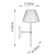 Kinkiet mosiężny z kremowym abażurem 103346 z serii RENNES - Endon Lighting