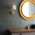 Kinkiet mosiężny z abażurem w kolorze kości słoniowej 103355 z serii RENNES - Endon Lighting