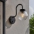 Kinkiet zewnętrzny czarny z czujnikiem ruchu 103829 z serii Eldon - Endon Lighting