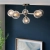 Lampa sufitowa niklowana 6-punktowa ze szklanymi kloszami 104050 z serii Allegra - Endon Lighting