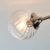Lampa sufitowa niklowana 6-punktowa ze szklanymi kloszami 104050 z serii Allegra - Endon Lighting
