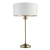 Lampa stołowa mosiężna z białym abażurem 104054 z serii Highclere - Endon Lighting