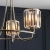 Lampa sufitowa niklowana szklana 3-punktowa 104107 z serii Berenice - Endon Lighting